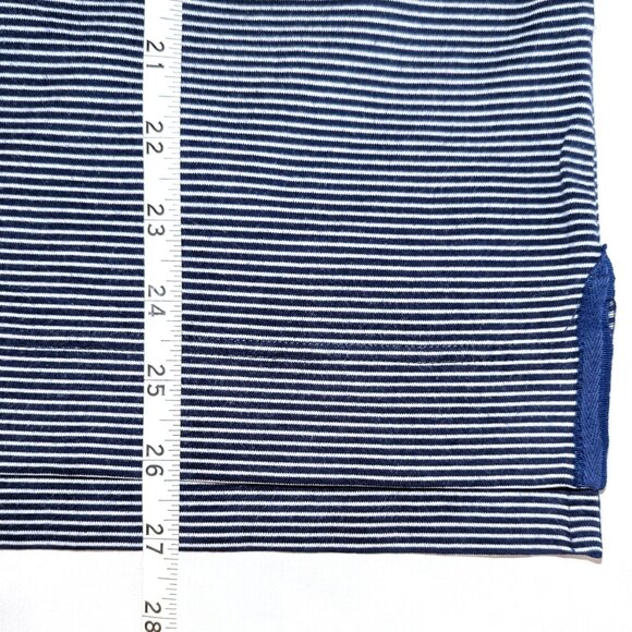 Faconnable Men’s | 100% Cotton Short Sleeve Front Pocket Polo Navy Stripes | XL - Picture 8 of 8